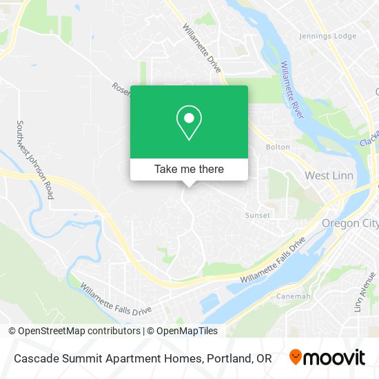Cascade Summit Apartment Homes map