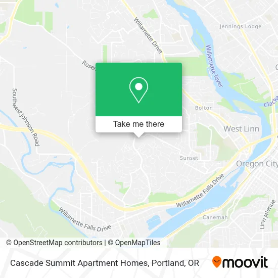 Cascade Summit Apartment Homes map