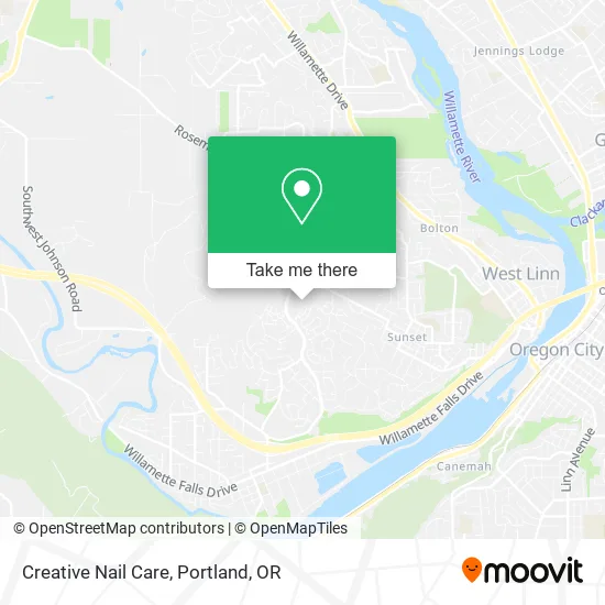 Mapa de Creative Nail Care
