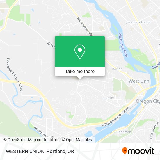 Mapa de WESTERN UNION