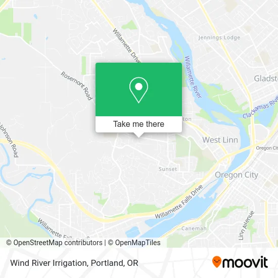 Wind River Irrigation map