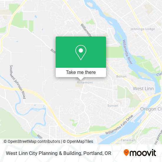 West Linn City Planning & Building map