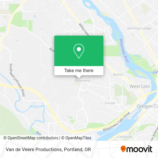 Van de Veere Productions map