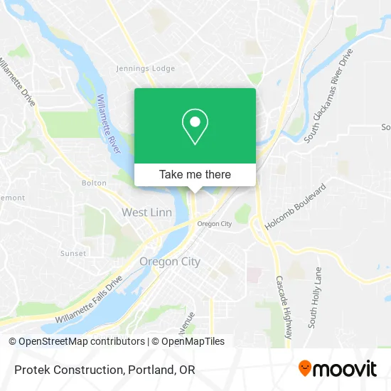 Protek Construction map