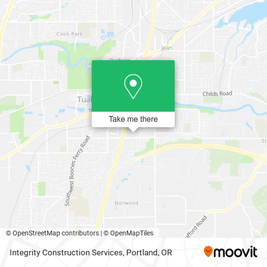 Mapa de Integrity Construction Services