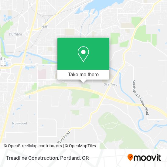 Treadline Construction map