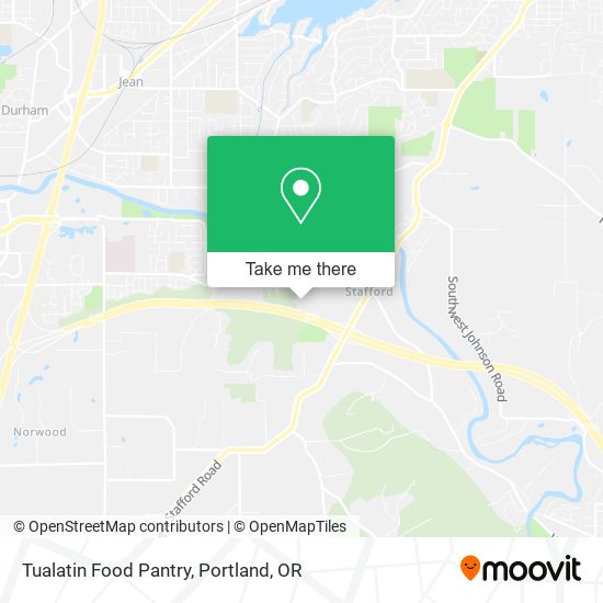 Tualatin Food Pantry map