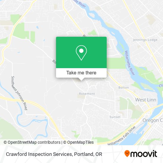Mapa de Crawford Inspection Services
