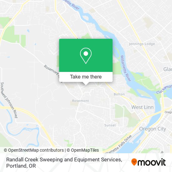 Randall Creek Sweeping and Equipment Services map