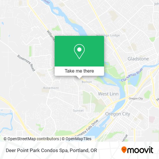 Mapa de Deer Point Park Condos Spa