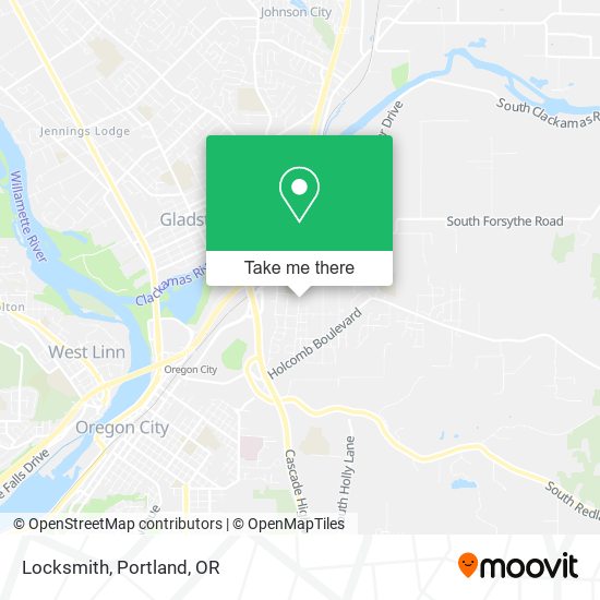 Locksmith map