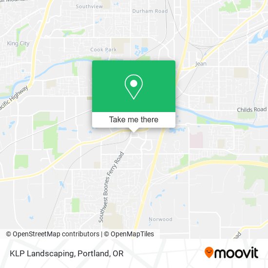 KLP Landscaping map