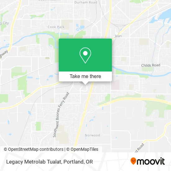 Mapa de Legacy Metrolab Tualat