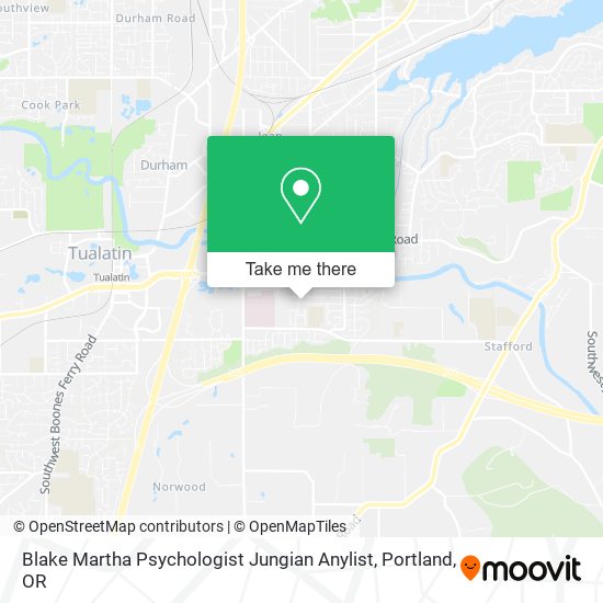 Blake Martha Psychologist Jungian Anylist map