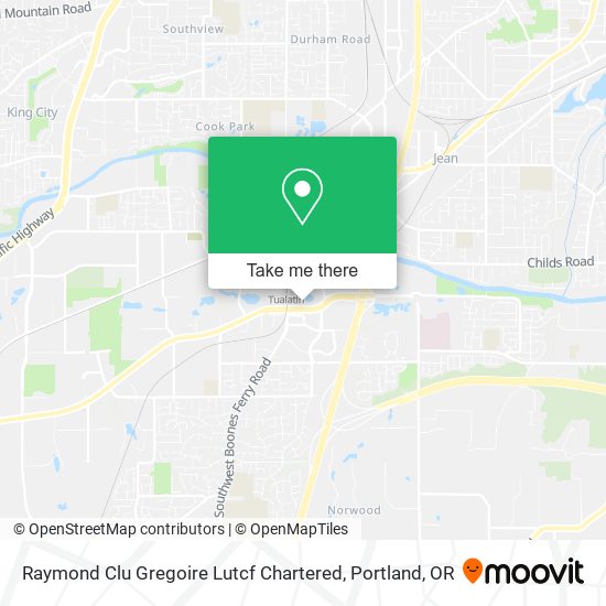 Raymond Clu Gregoire Lutcf Chartered map