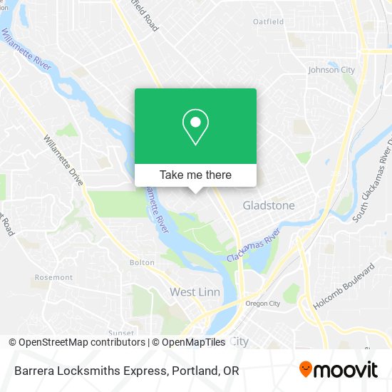 Barrera Locksmiths Express map