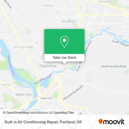 Mapa de Built in Air Conditioning Repair