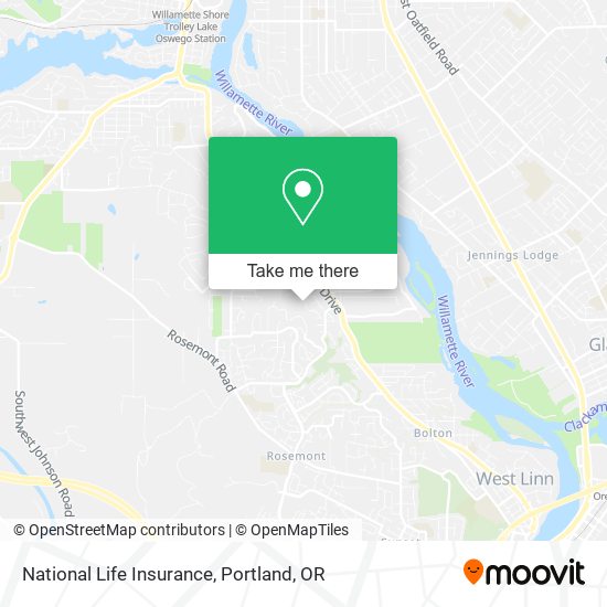 Mapa de National Life Insurance