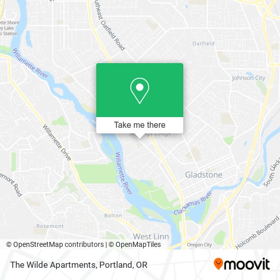 The Wilde Apartments map