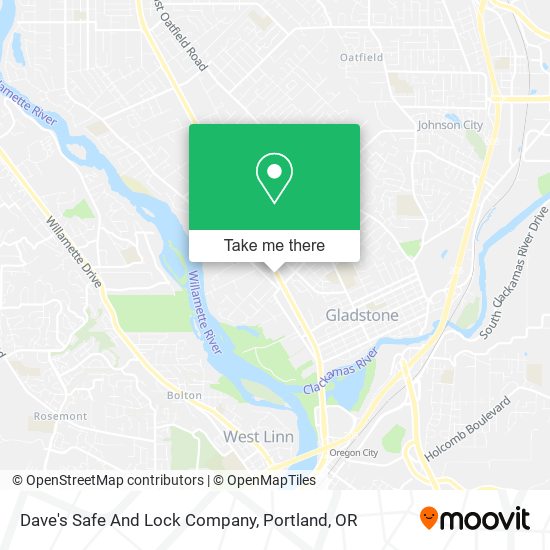 Dave's Safe And Lock Company map