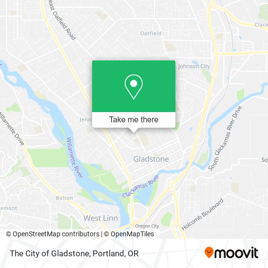 Mapa de The City of Gladstone