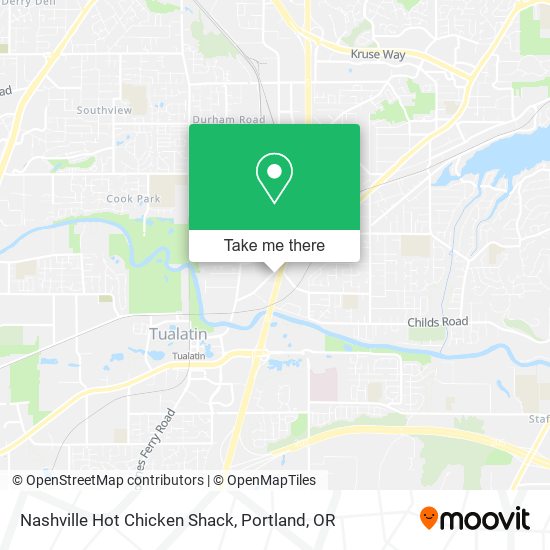 Mapa de Nashville Hot Chicken Shack