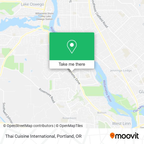 Thai Cuisine International map