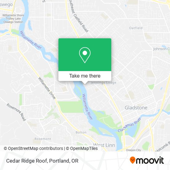 Mapa de Cedar Ridge Roof