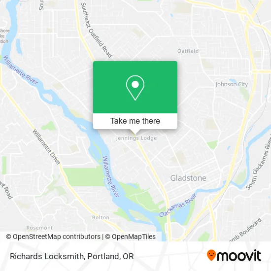 Richards Locksmith map