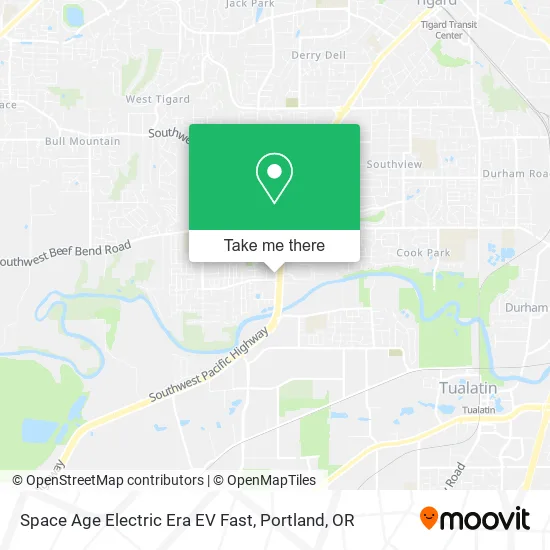 Space Age Electric Era EV Fast map