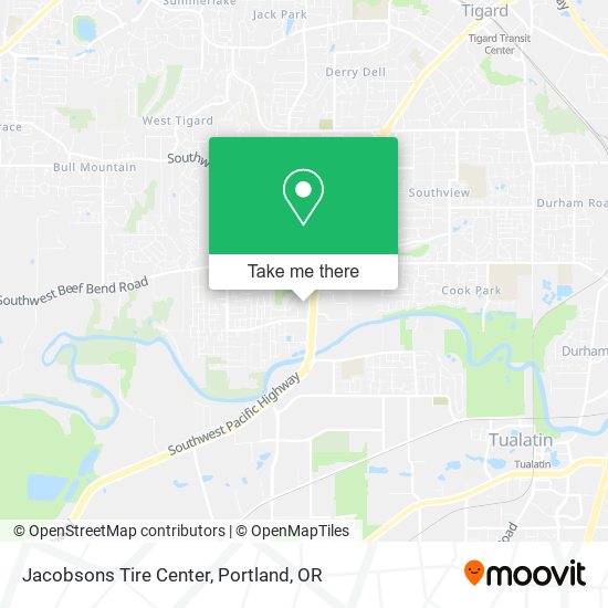 Jacobsons Tire Center map