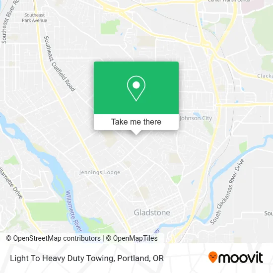 Light To Heavy Duty Towing map