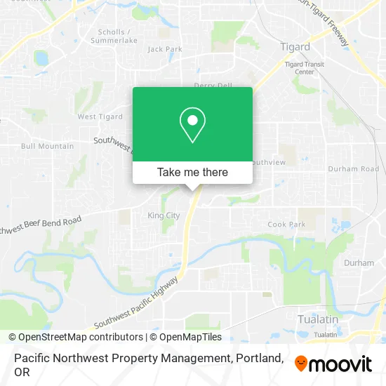 Mapa de Pacific Northwest Property Management