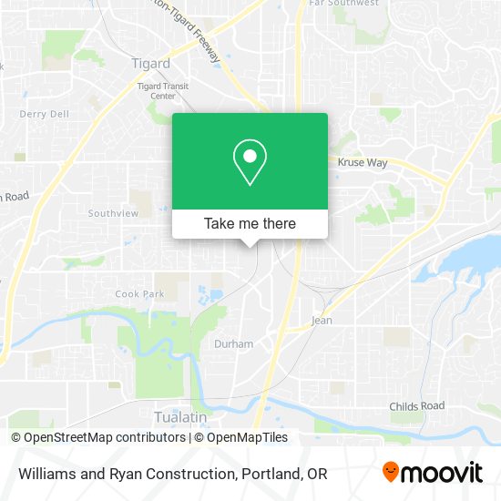 Mapa de Williams and Ryan Construction