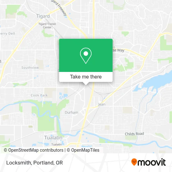 Locksmith map