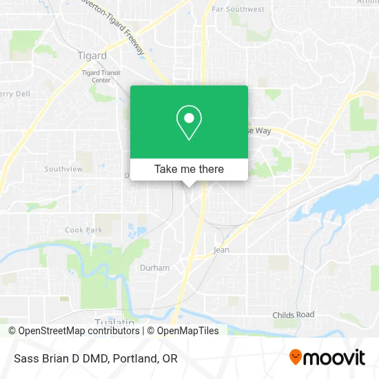 Sass Brian D DMD map