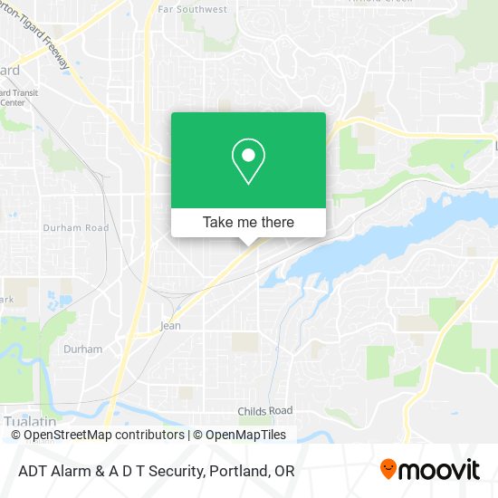 Mapa de ADT Alarm & A D T Security