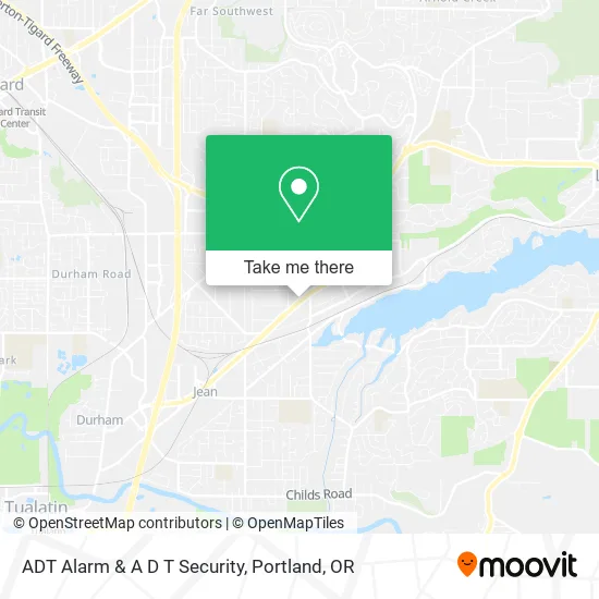 Mapa de ADT Alarm & A D T Security