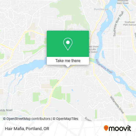 Hair Mafia map