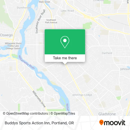 Buddys Sports Action Inn map