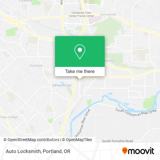 Auto Locksmith map