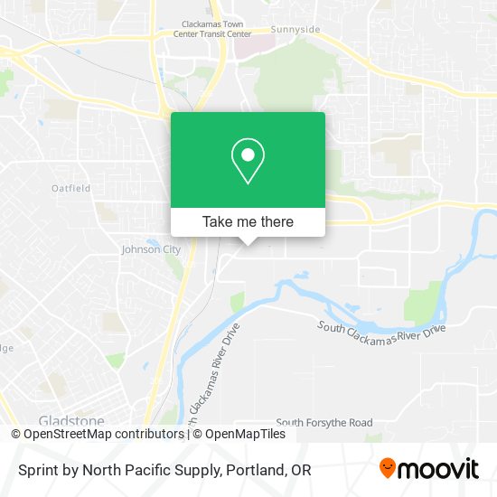 Mapa de Sprint by North Pacific Supply