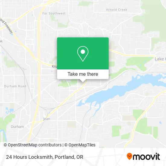 24 Hours Locksmith map