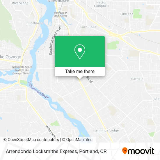 Arrendondo Locksmiths Express map