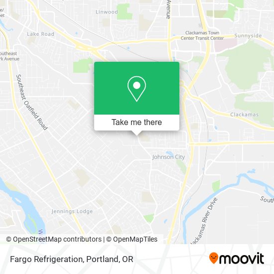 Fargo Refrigeration map