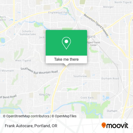 Frank Autocare map