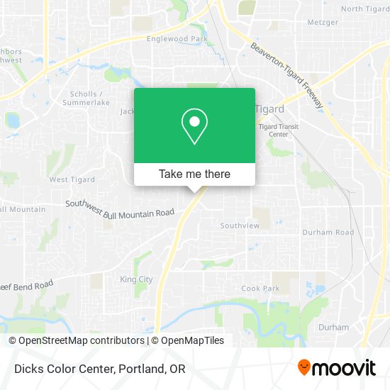 Dicks Color Center map