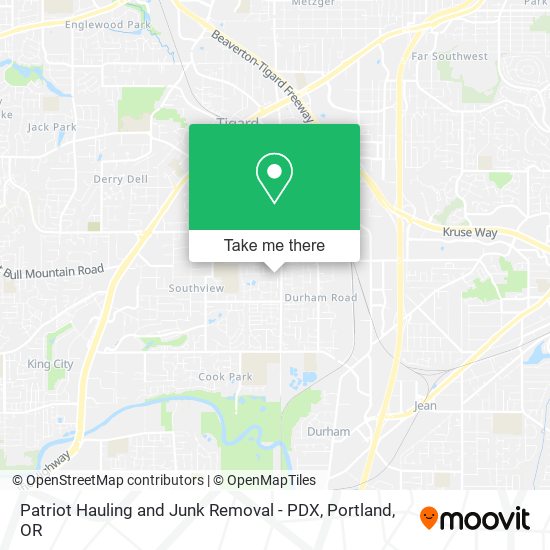 Mapa de Patriot Hauling and Junk Removal - PDX