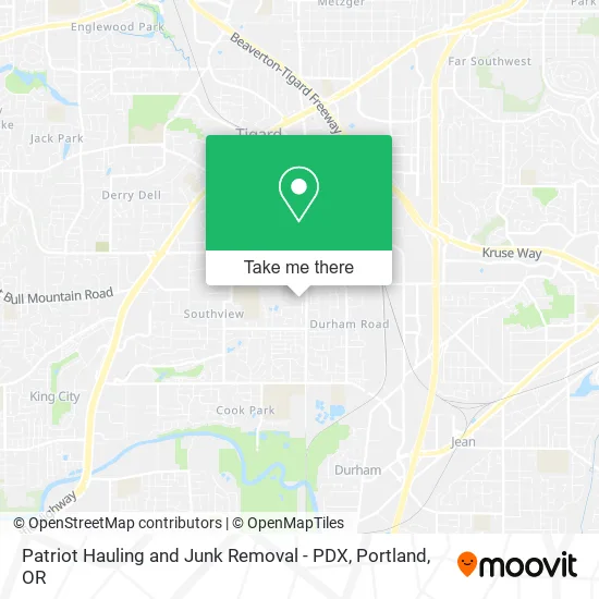 Mapa de Patriot Hauling and Junk Removal - PDX
