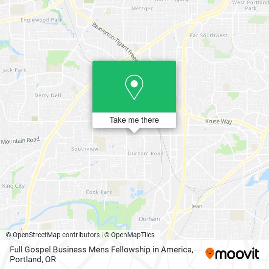 Full Gospel Business Mens Fellowship in America map